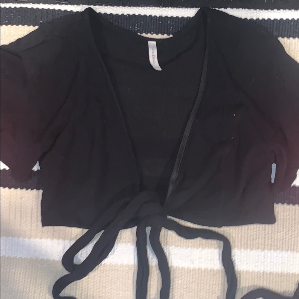 Black tie top